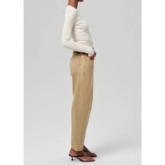 Citizens of Humanity Miro Jeans Heirloom Khaki Wide Leg High Rise Pants 27 - Picture 3 of 11